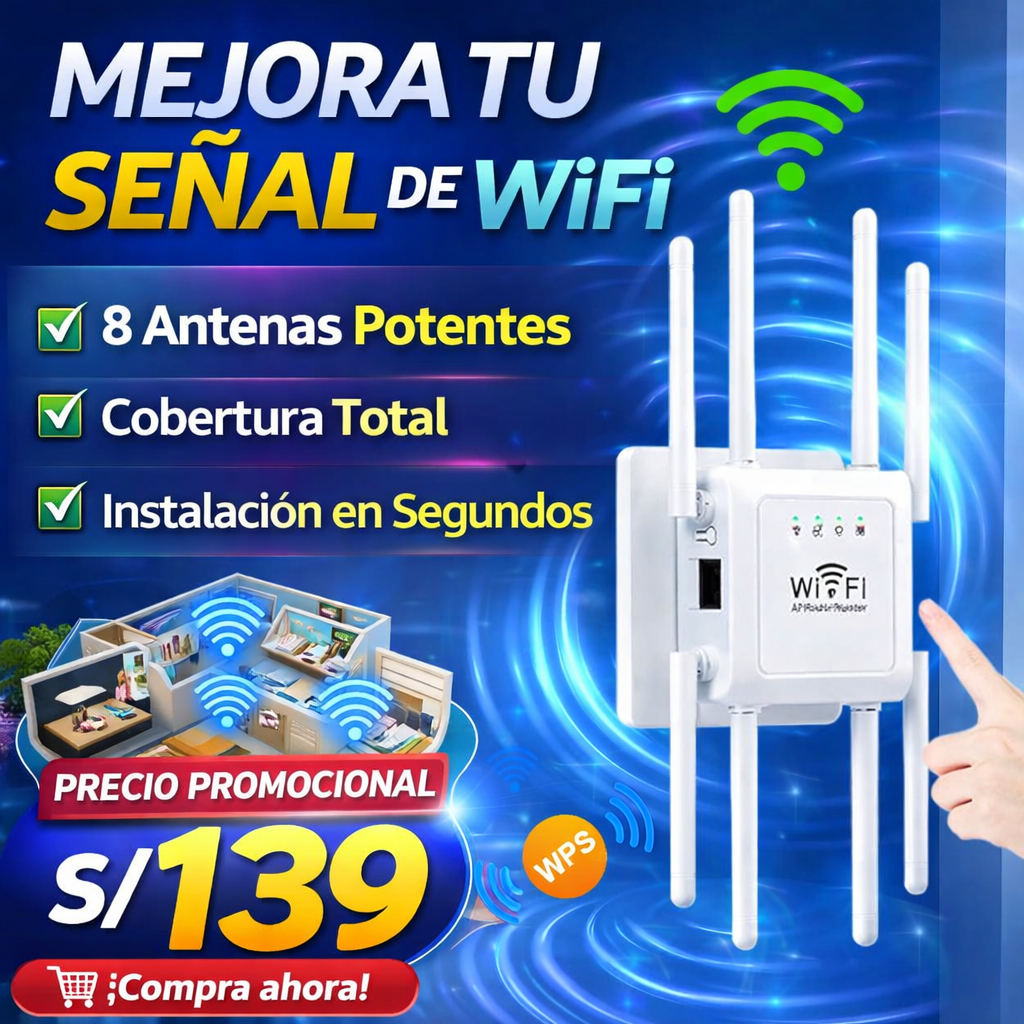 REPETIDOR WIFI-COMO MEJORAR LA SEÑAL DEL INTERNET
