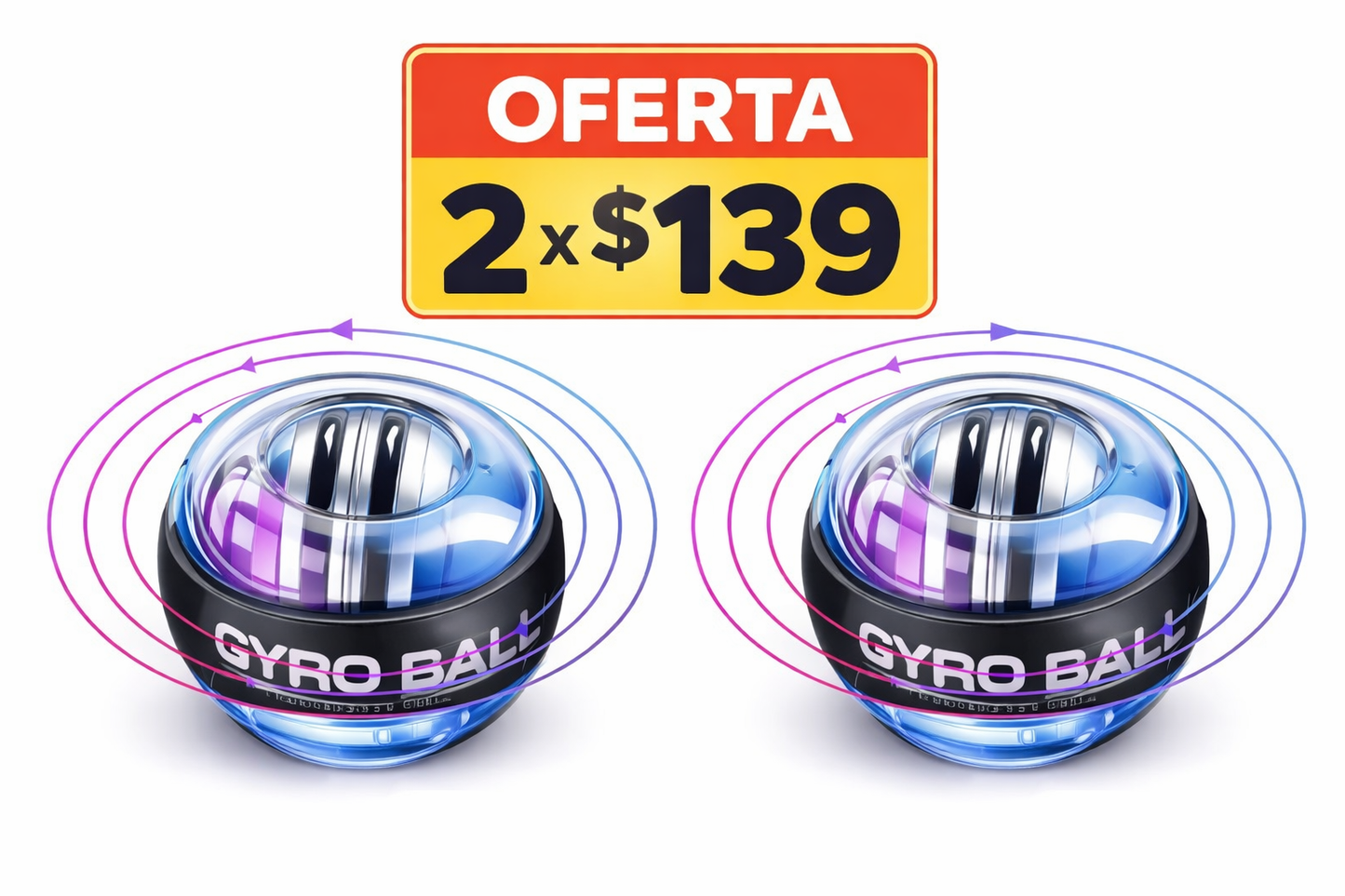 GYRO BALL – Entrenador de Muñeca y Antebrazo