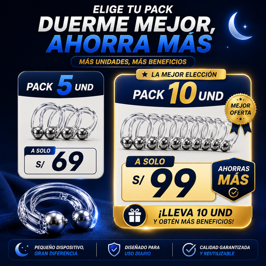 PACK 5 CLIP ANTIRONQUIDOS