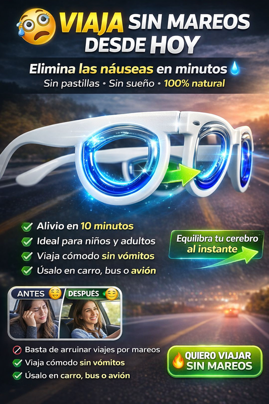 DILE ADIOS A LOS MAREOS CON ESTOS LENTES