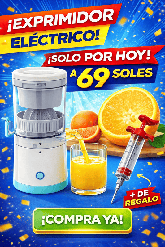 EXPRIMIDOR DE NARANJA ELÉCTRICO